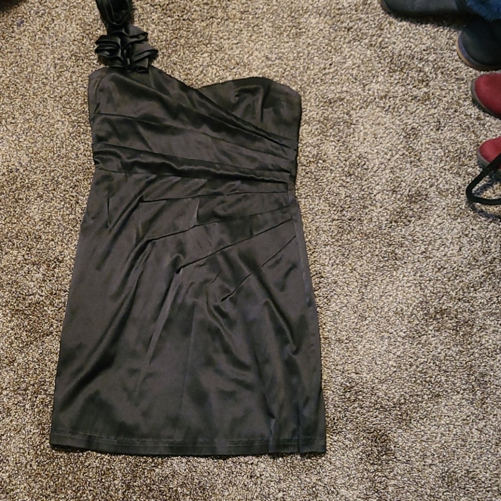 Black cocktail dress